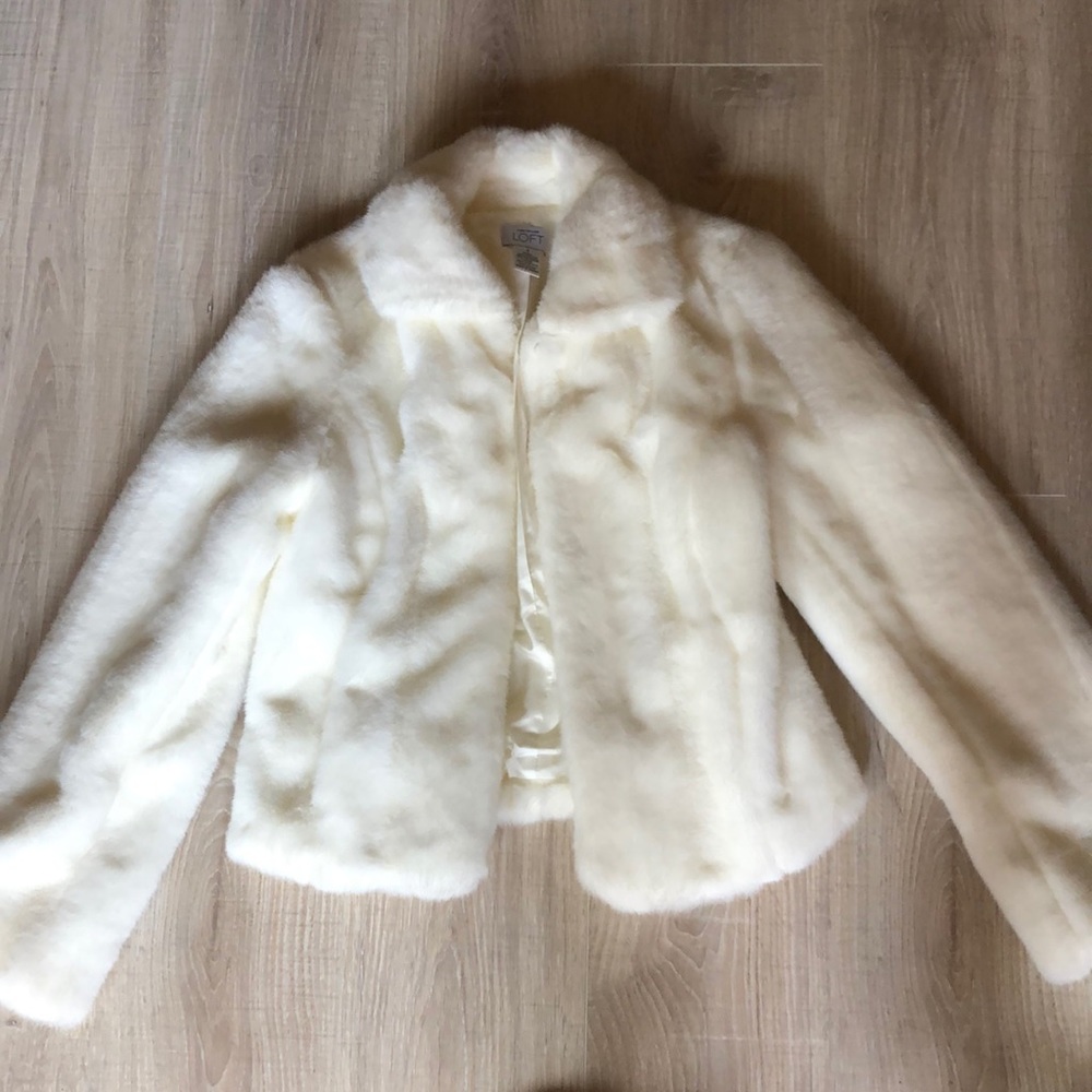 Ann Taylor Loft Furry Jacket